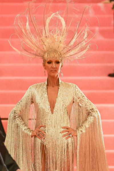 Селин Дион на бале Met Gala 2019