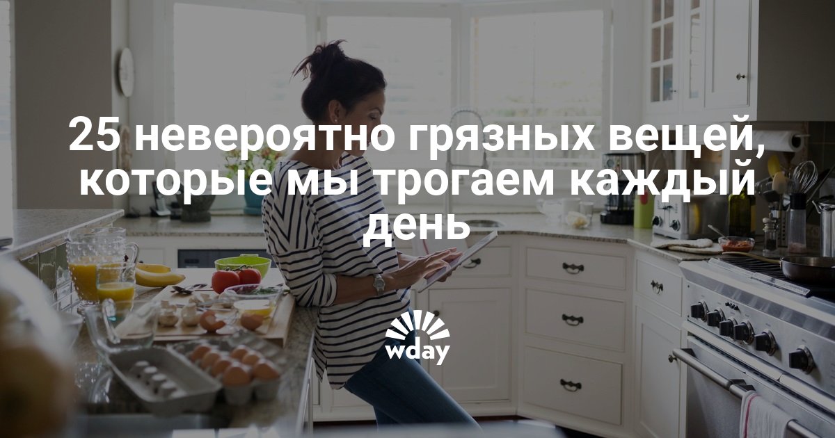 25 невероятно грязных вещей, которые мы трогаем каждый день — www.wday.ru