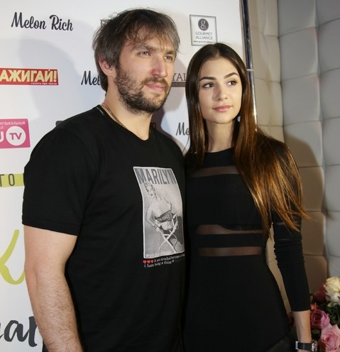 Анастасия Шубская и Александр Овечкин