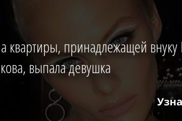 Из окна квартиры, принадлежащей внуку Никиты Михалкова, выпала девушка 11.01.2020