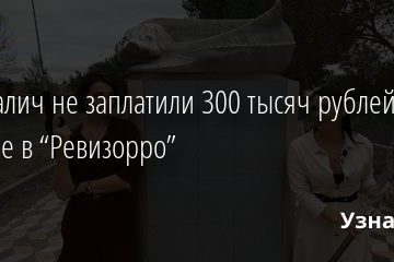 Иде Галич не заплатили 300 тысяч рублей за участие в “Ревизорро” 06.07.2020