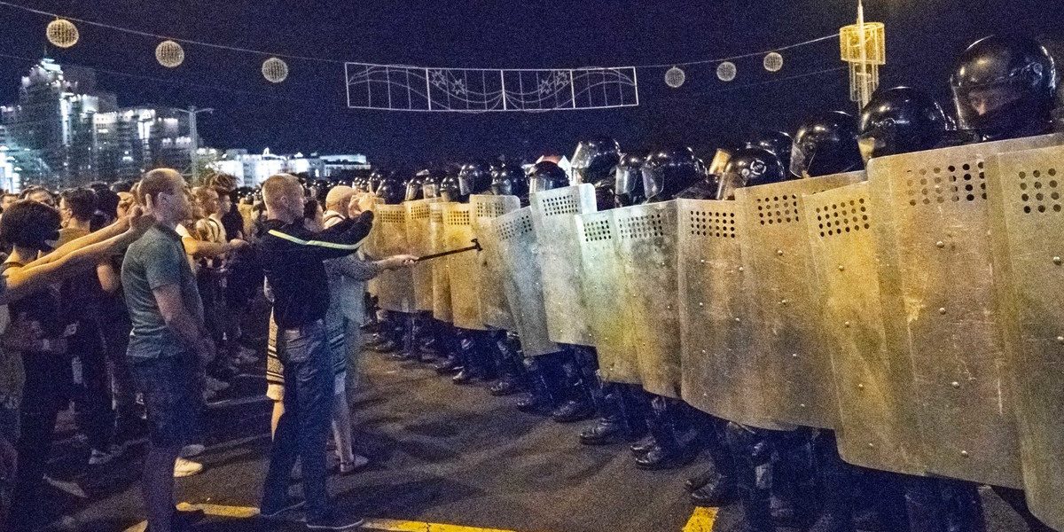 Протесты, задержание российских журналистов и отключение Интернета: картина после выборов в Беларуси