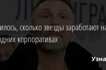 Выяснилось, сколько звезды заработают на новогодних корпоративах 18.11.2020