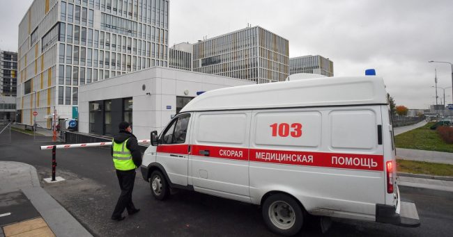 В ковидной больнице в Коммунарке произошел взрыв – видео