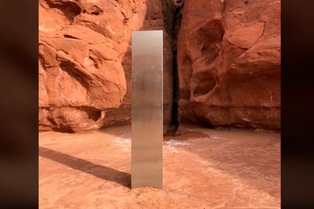 СМИ: найденный в пустыне Юты таинственный монолит исчез | Общество