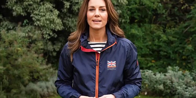 Кейт Миддлтон записала видеообращение в поддержку своего друга Бена Эйнсли и его парусной команды