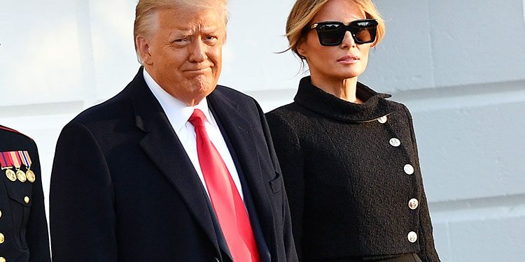 Дональд и Мелания Трамп покинули Белый дом, не дожидаясь инаугурации Джо Байдена, HELLO! Russia