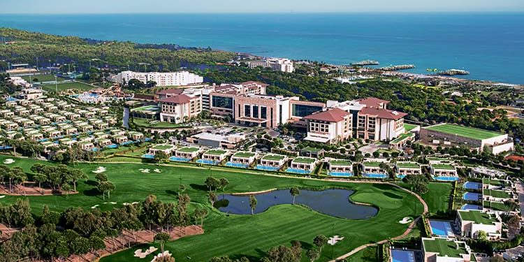 путешествие в турецкий отель REGNUM CARYA, HELLO! Russia