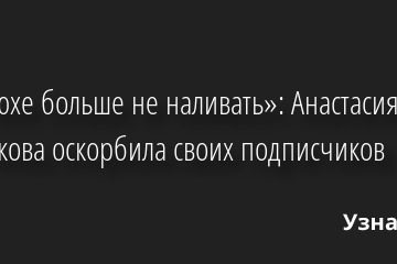«Настюхе больше не наливать»: Анастасия Волочкова оскорбила своих подписчиков 19.05.2022 | Звезды, шоу-бизнес