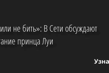 «Бить или не бить»: В Сети обсуждают воспитание принца Луи 09.06.2022 | Звезды, шоу-бизнес