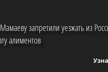 Павлу Мамаеву запретили уезжать из России за неуплату алиментов 08.06.2022 | Звезды, шоу-бизнес