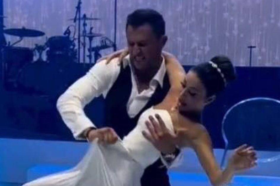 От страсти сорвал юбку с Брутян! Жгучий свадебный танец Прилучного с невестой