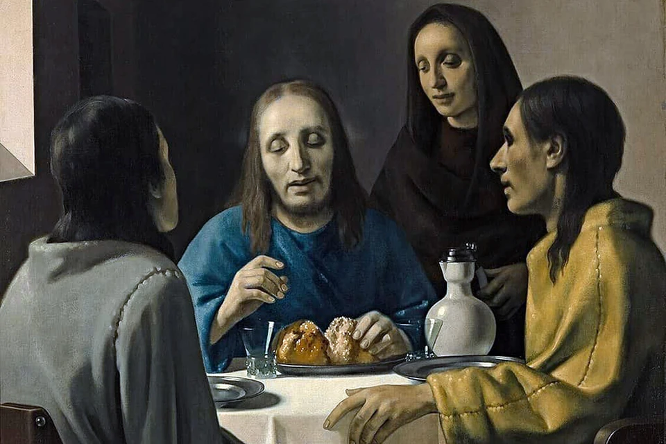 «Христос с учениками в Эммаусе». Картина ван Мегерена, которую художник выдавал за неизвестную работу Вермеера
