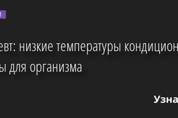 Терапевт: низкие температуры кондиционера вредны для организма 18.08.2022 | Новости в России