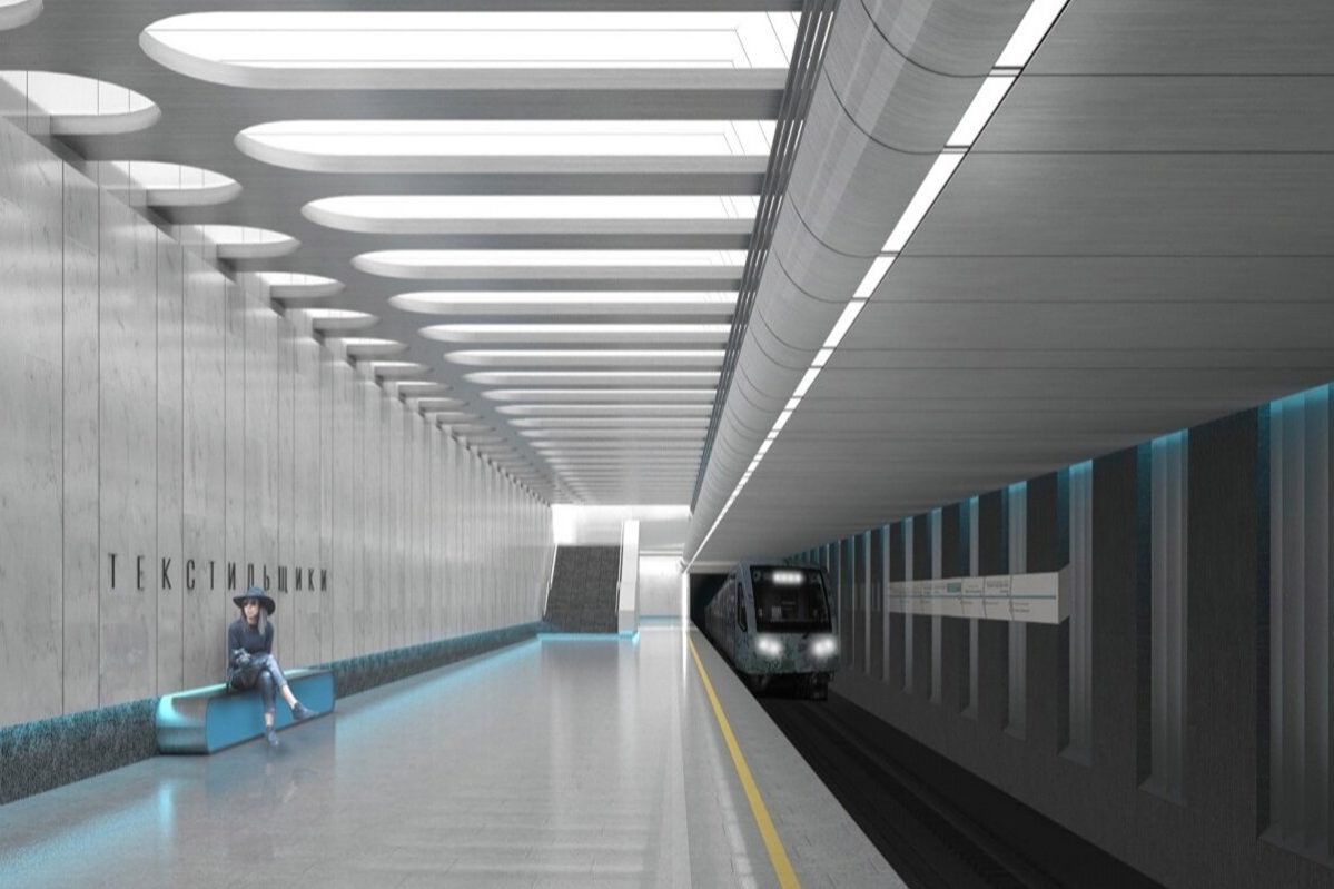 Началось строительство пересадки со станции «Текстильщики» БКЛ на фиолетовую ветку