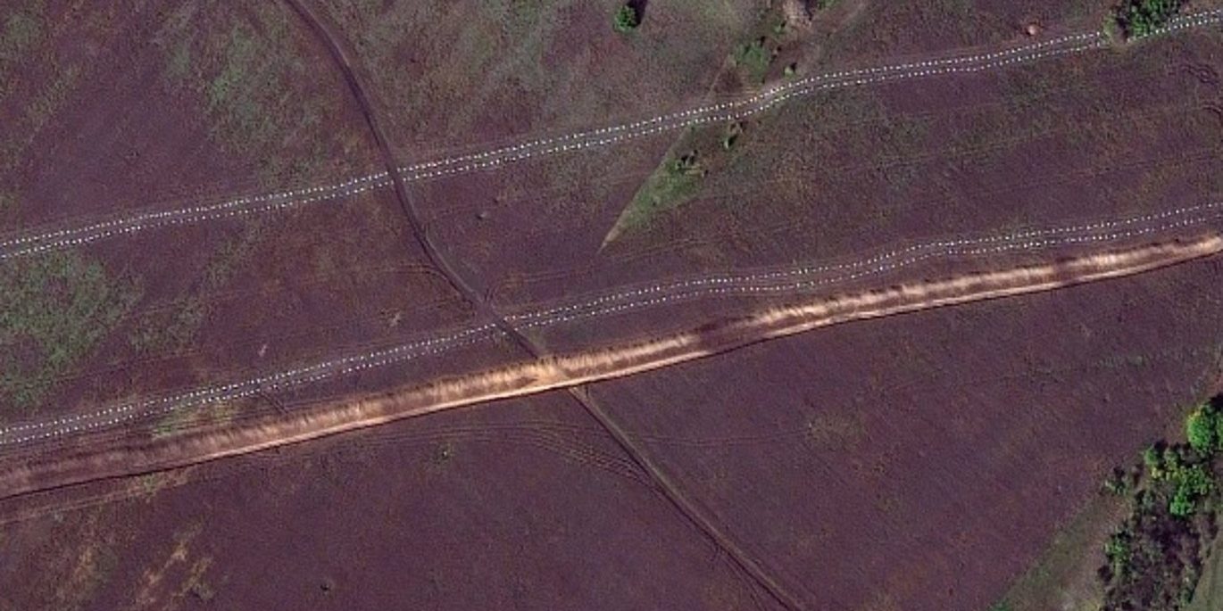 военкор Коц показал свежие спутниковые снимки «Линии Вагнера» в Донбассе :: Спецоперация на Украине :: Дни.ру