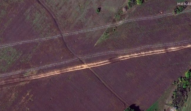 военкор Коц показал свежие спутниковые снимки «Линии Вагнера» в Донбассе :: Спецоперация на Украине :: Дни.ру