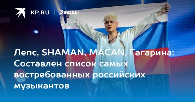 Лепс, SHAMAN, MACAN, Гагарина: Составлен список самых востребованных российских музыкантов