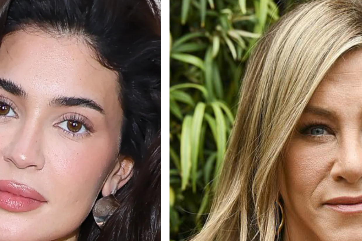 почему лица Энистон и Дженнер опухшие и неровные