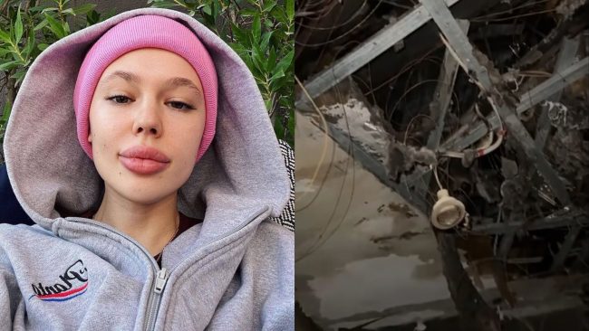 Блогер Инстасамка опубликовала кадры со сгоревшей квартирой в центре Москвы