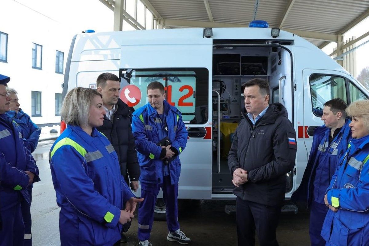 Андрей Воробьев рассказал о пополнении подмосковного автопарка скорой помощи ::