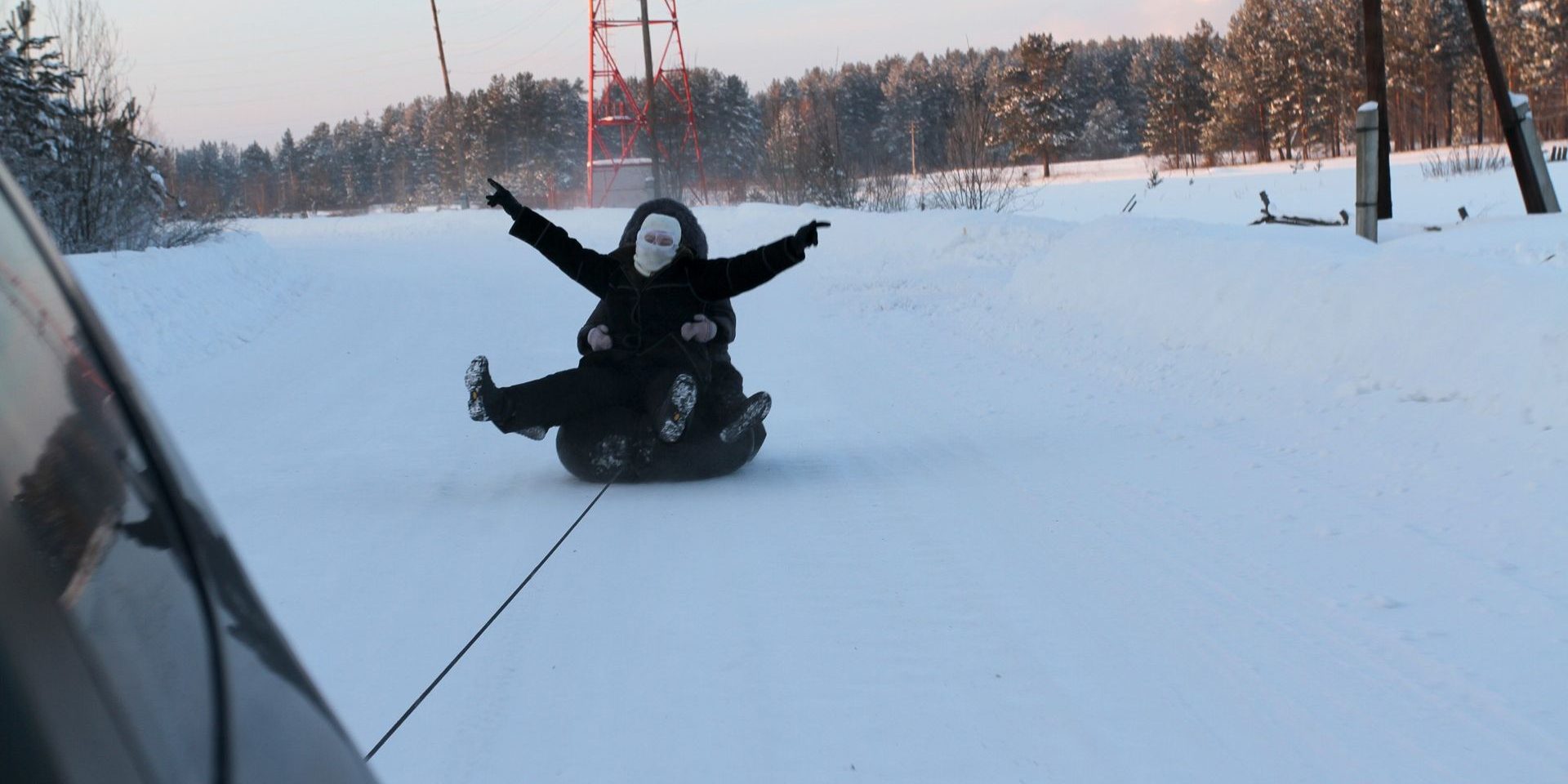 Под Питером женщина оказалась в больнице после катания на ватрушке
