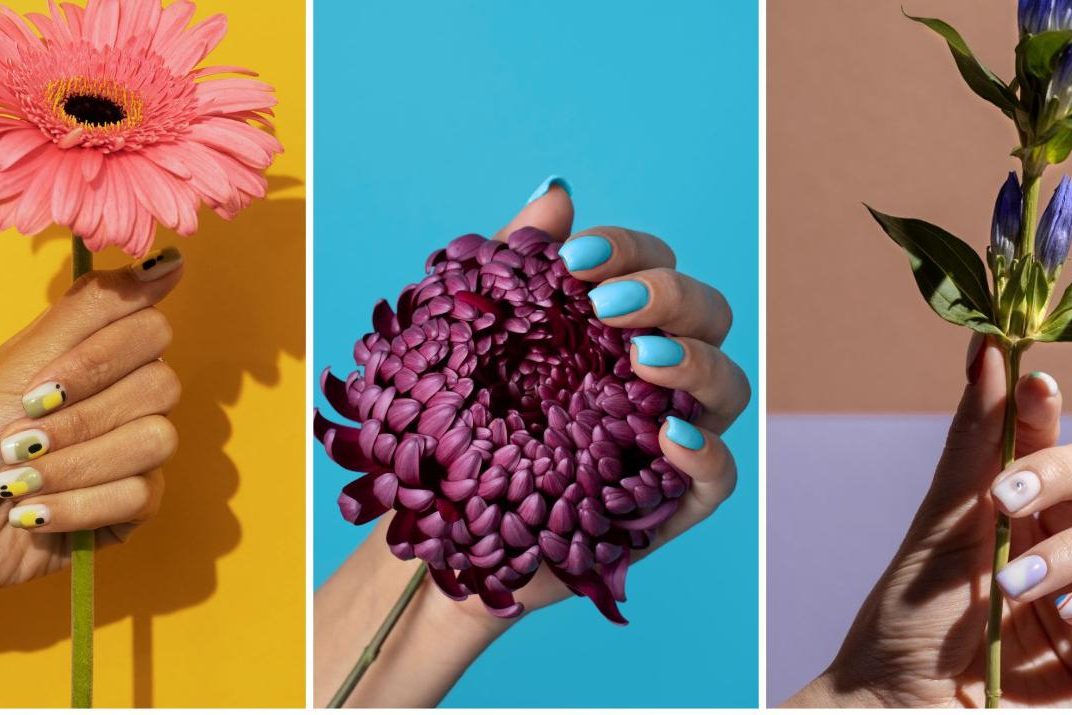 7 идей маникюра с цветами