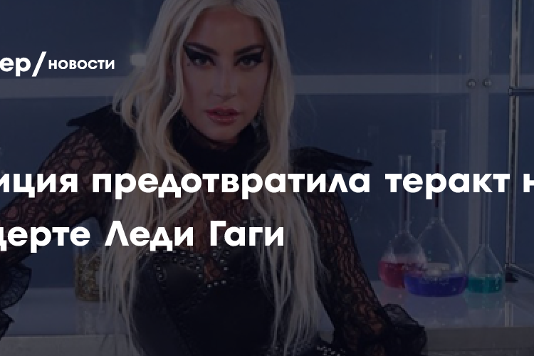 Полиция предотвратила теракт на концерте Леди Гаги