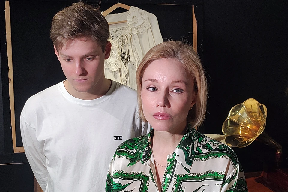 Марина Зудина с сыном Павлом