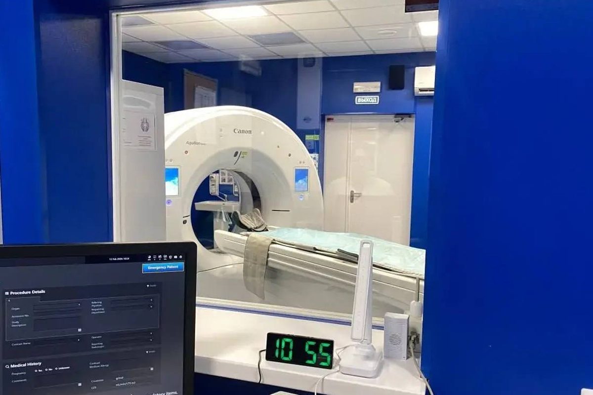 Пять новых КТ установили в больницах Подмосковья с начала года