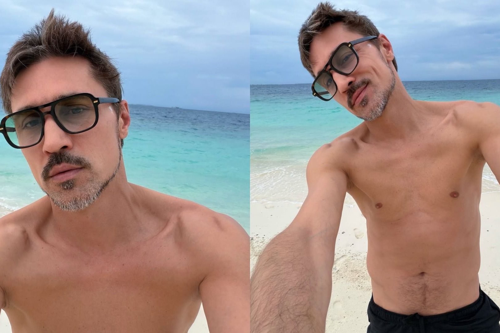 Худощавый Дима Билан похвастался ключицами на фотографиях из отпуска
