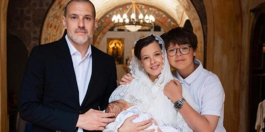 Катерина Шпица с мужем крестили сына Богдана: фото