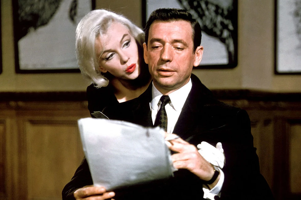Мэрилин Монро и Ив Монтан в фильме «Займёмся любовью», 1960 г.